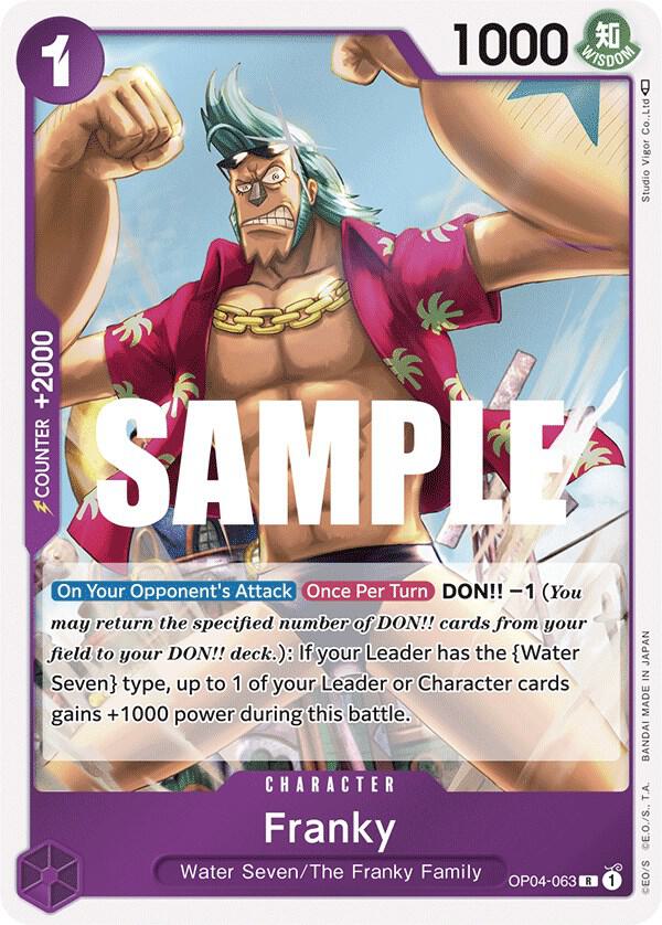 One Piece TCG - Franky - Kingdoms of Intrigue (OP04)