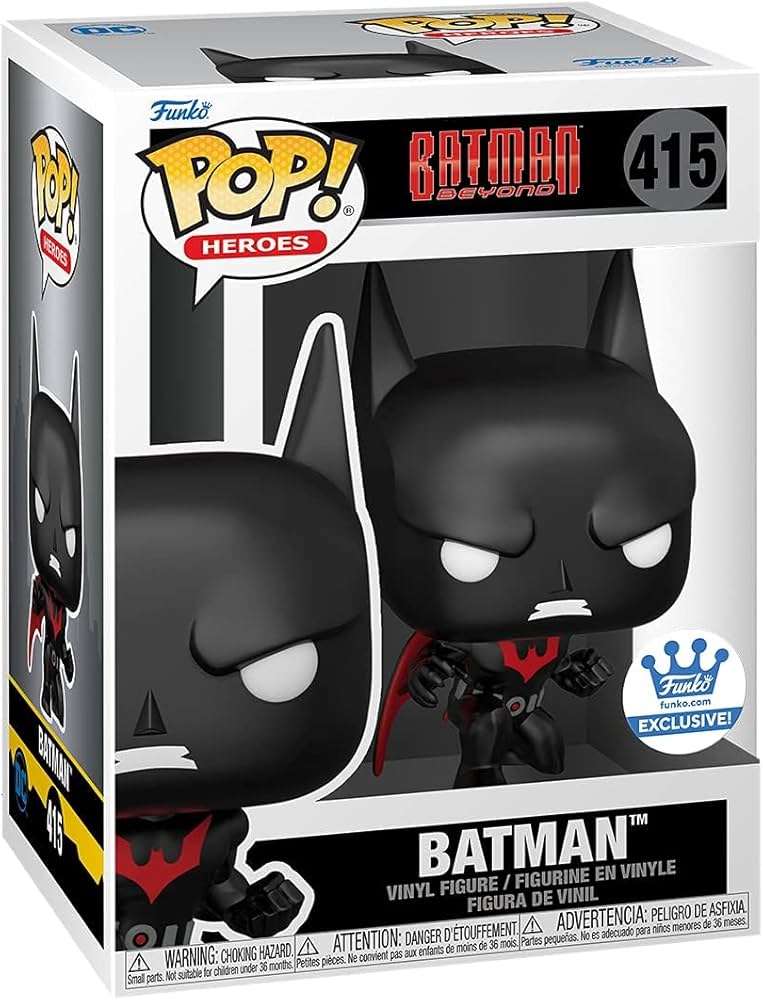 Funko Pop! DC Batman Beyond 415 Funko Shop Exclusive + Pop Protector