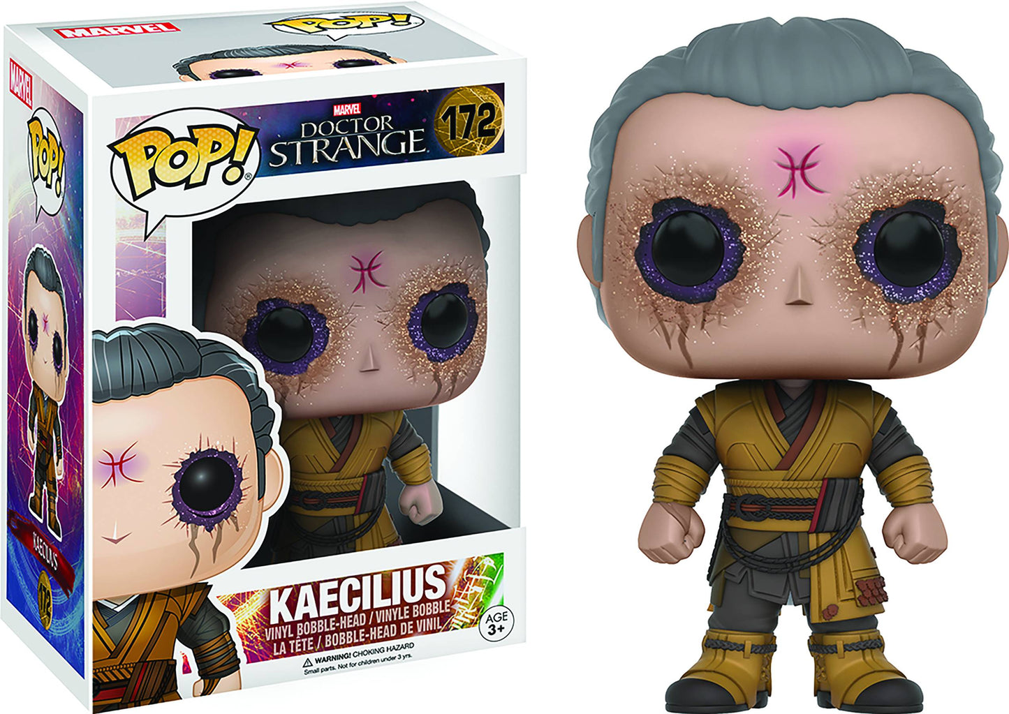 Funko Pop! Marvel Doctor Strange Kaecilius 172 + Free Protector (VAULTED)