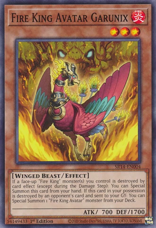 Fire King Avatar Garunix - Structure Deck: Fire Kings (SR14)