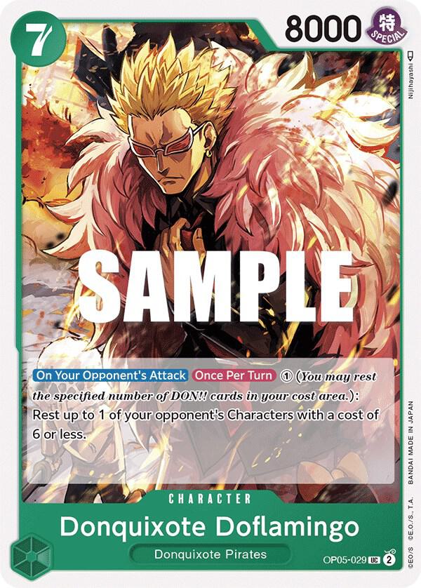 One Piece TCG - Donquixote Doflamingo (029) - Awakening of the New Era (OP05)