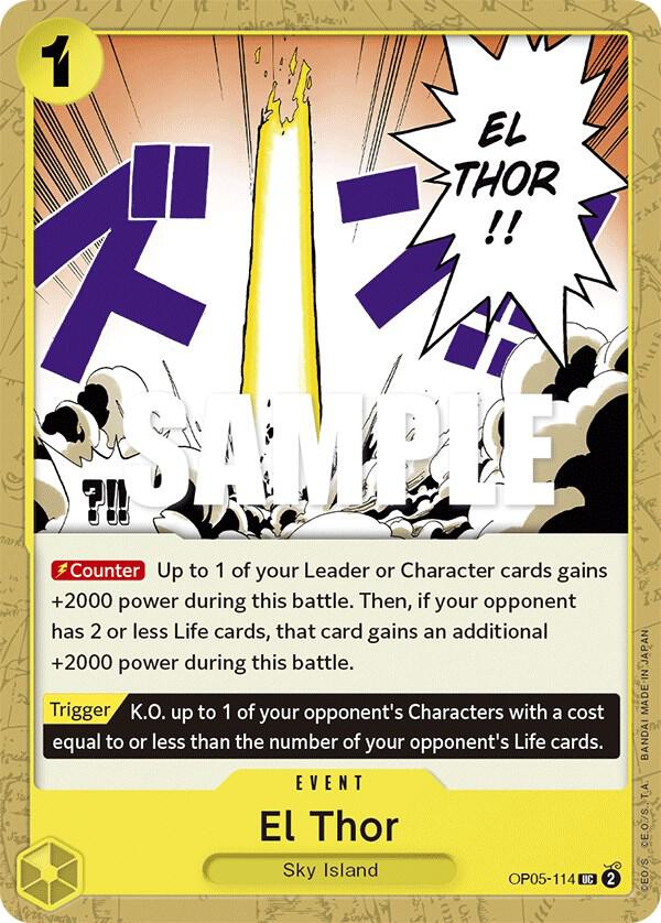 One Piece TCG - El Thor - Awakening of the New Era (OP05)