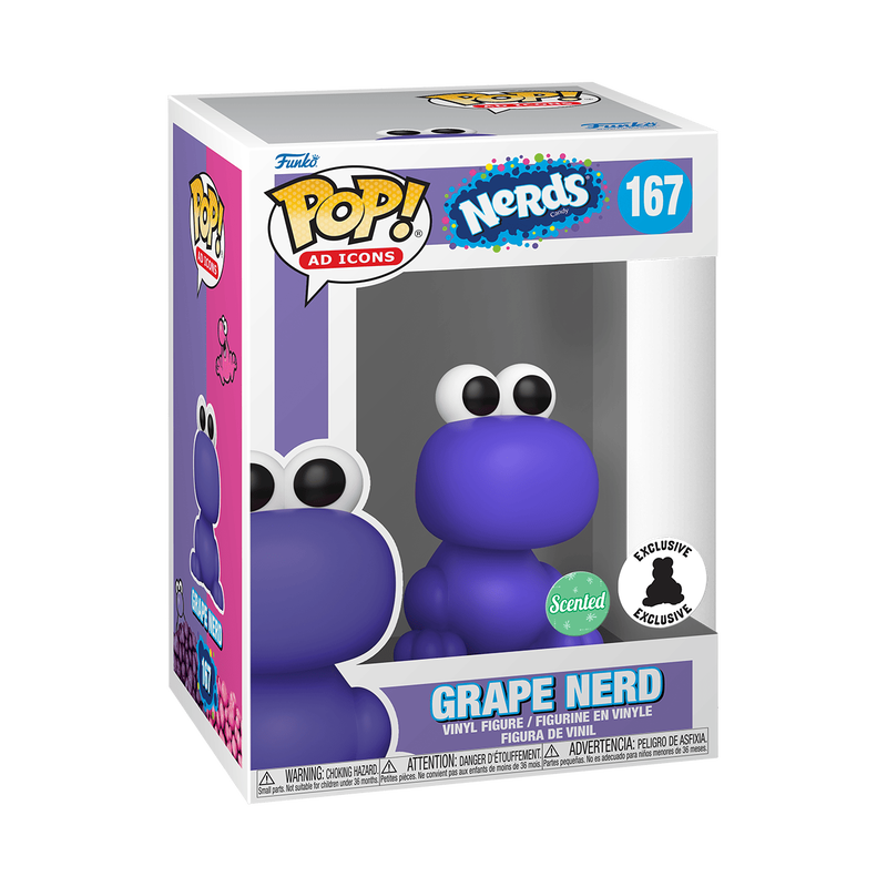 Funko Pop! Nerds : Grape Nerd 167 Scented Exclusive + Pop Protector