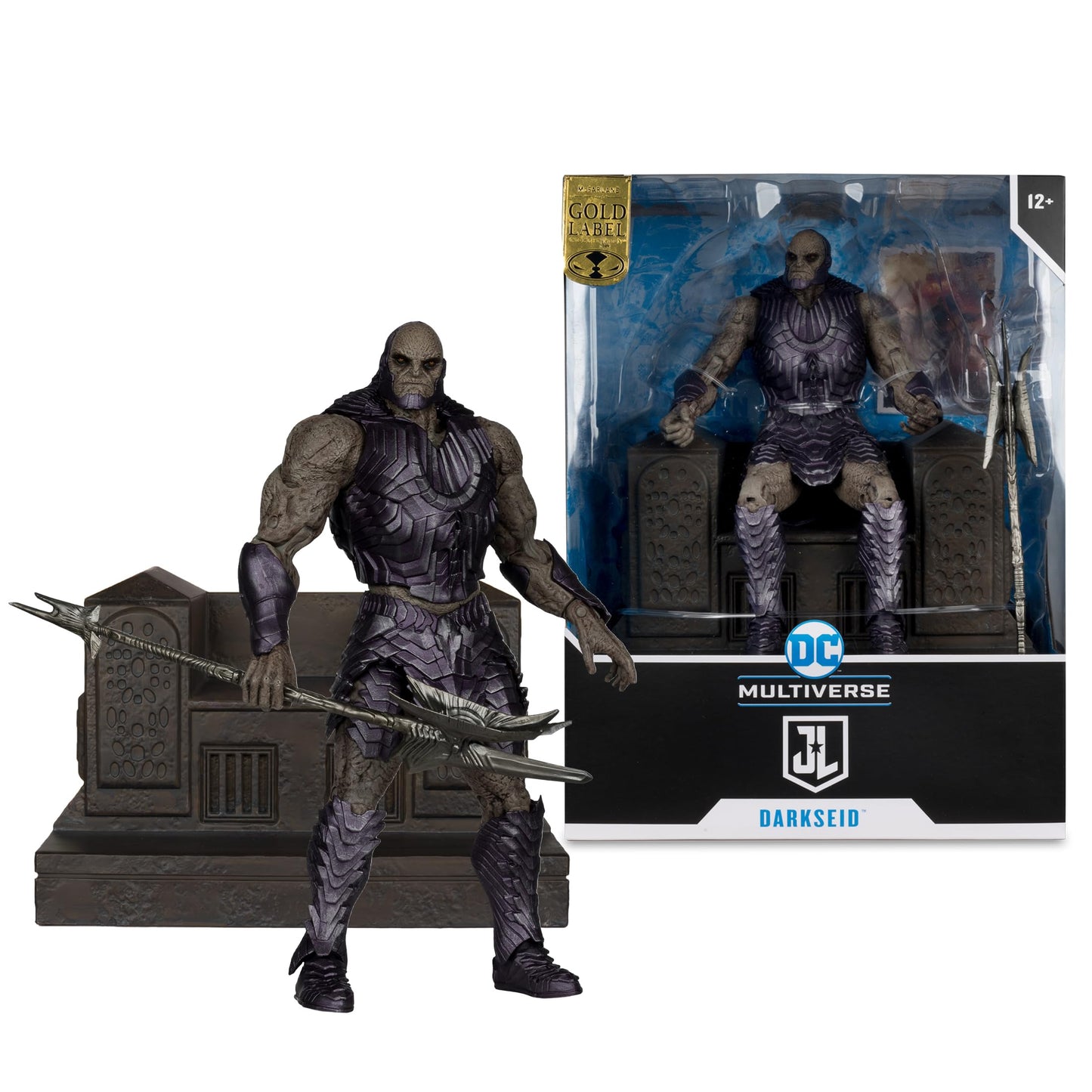 DC Multiverse Darkseid with Throne (Justice League) Gold Label Mega Figure McFarlane Toys