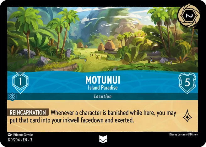 170 Motunui - Island Paradise Disney Lorcana Into the Inklands Uncommon