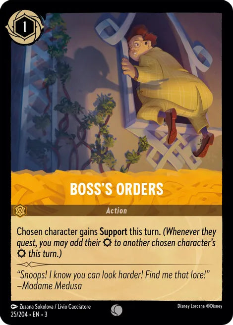 25 Boss's Orders Into the Inklands Common FOIL
