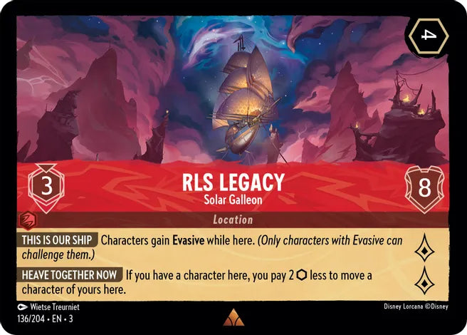 136 RLS Legacy - Solar Galleon Into the Inklands RARE