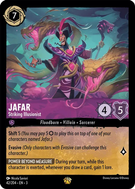 42 Jafar - Striking Illusionist Disney Lorcana Into the Inklands Legendary
