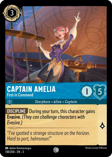 138 Captain Amelia - First in Command Into the Inklands