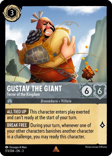 173 Gustav the Giant - Terror of the Kingdom Into the Inklands RARE