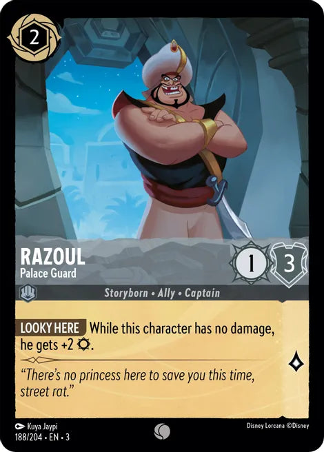 188 Razoul - Palace Guard Into the Inklands Common TCG CARD