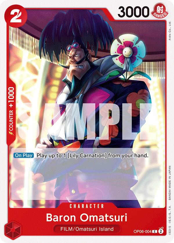 One Piece TCG - Baron Omatsuri - Wings of the Captain (OP06)