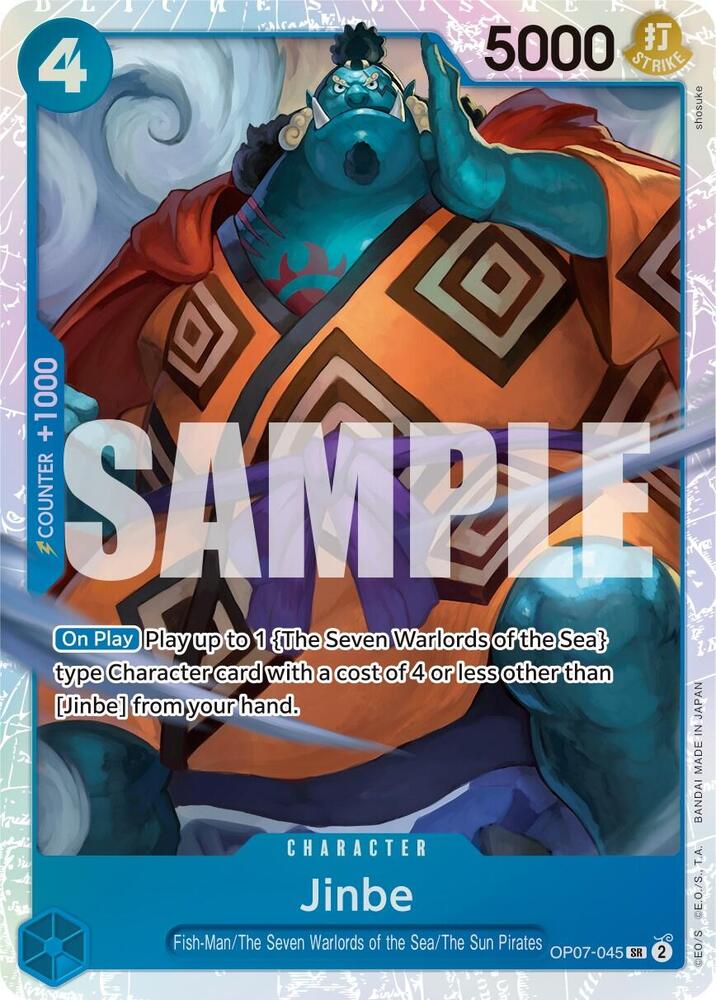 One Piece TCG! Jinbe (045) - 500 Years in the Future (OP07)