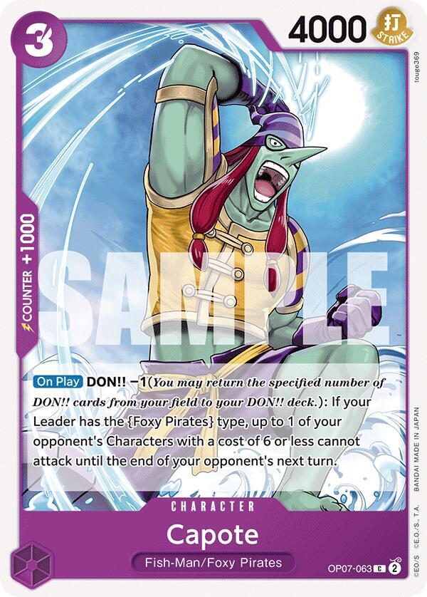One Piece TCG - Capote - 500 Years in the Future (OP07)