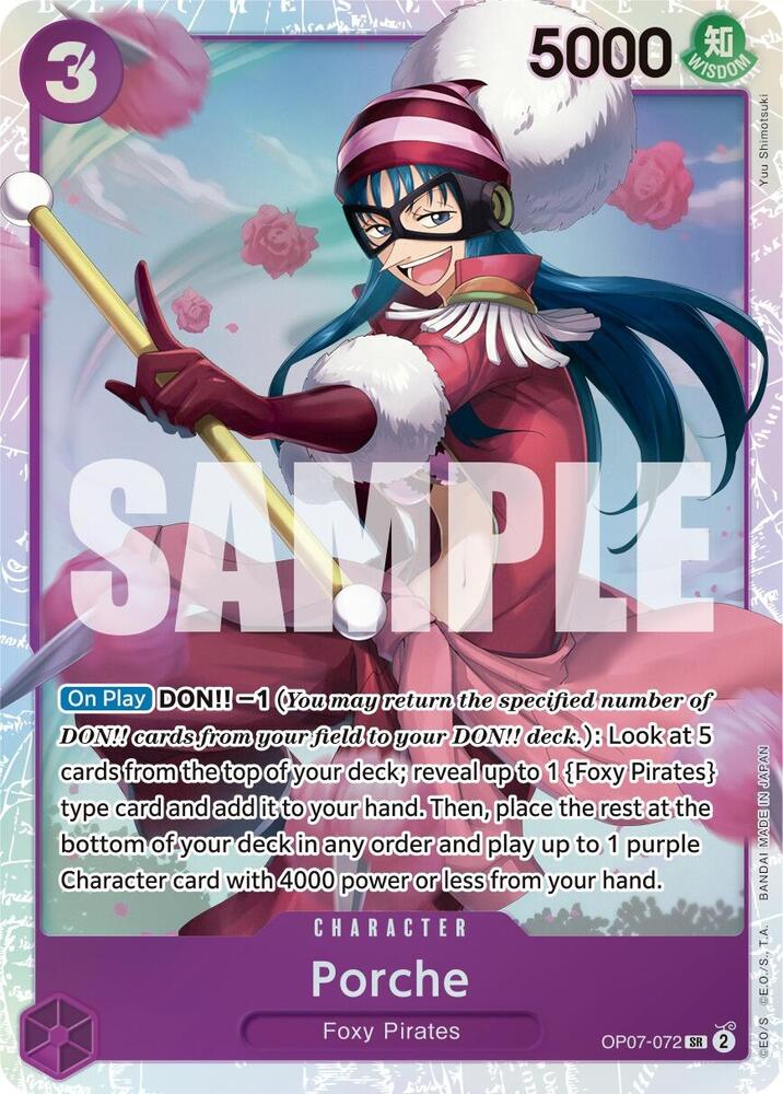 One Piece TCG! Porche - 500 Years in the Future (OP07-072)