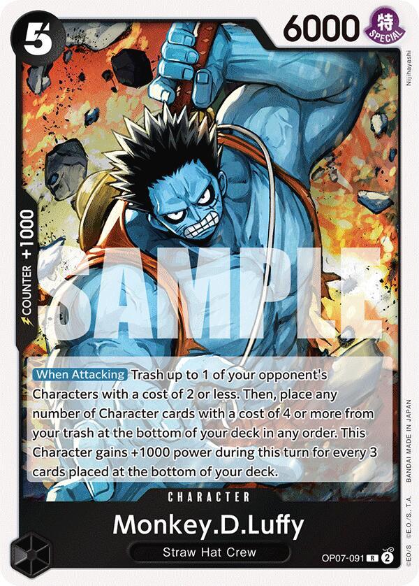 One Piece TCG - Monkey.D.Luffy (091) - 500 Years in the Future (OP07)