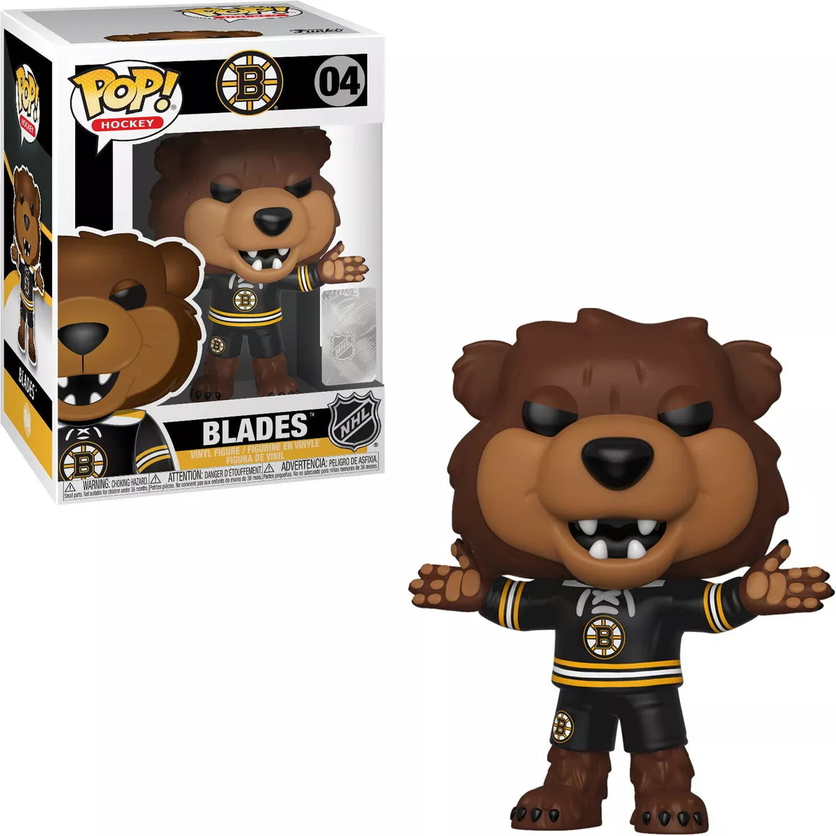 Funko Pop! Hockey NHL Boston Bruins - Blades 04 + Free Protector
