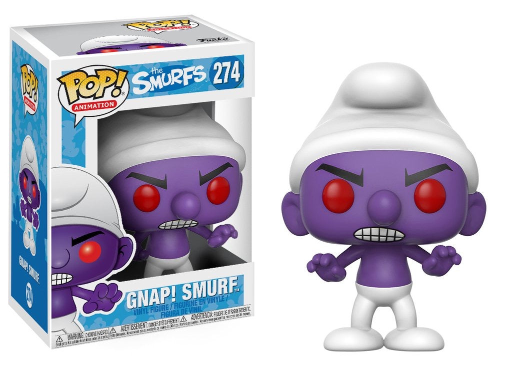 Funko Pop! The Smurfs Gnap! Smurf 274 + Free Protector (VAULTED)