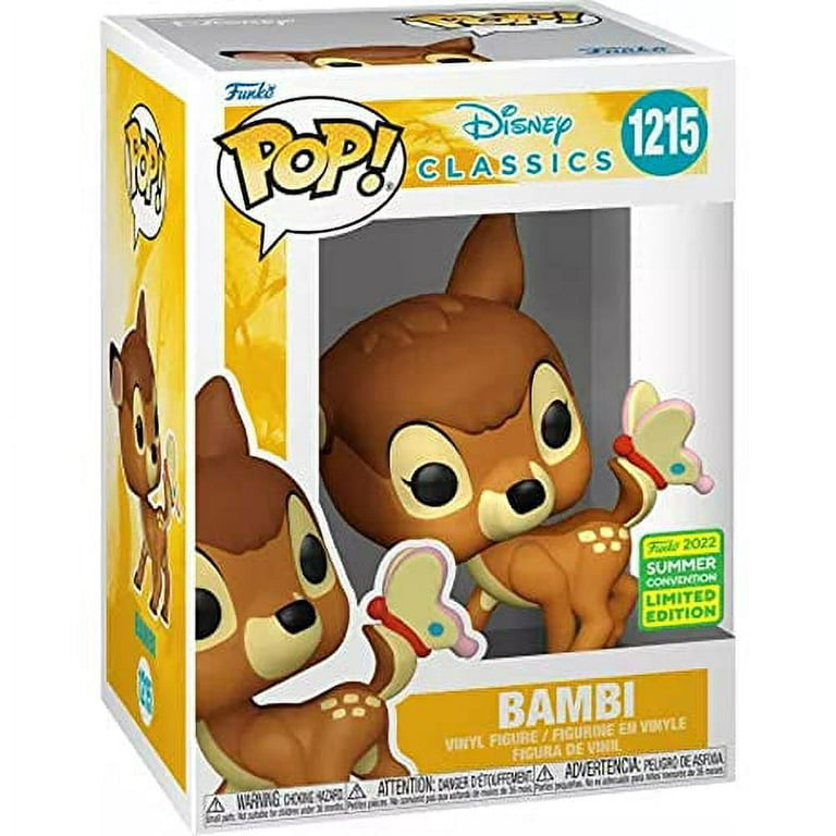 Funko Pop! Disney Classics Bambi 1215 2022 Summer Convention Exclusive + Free Protector