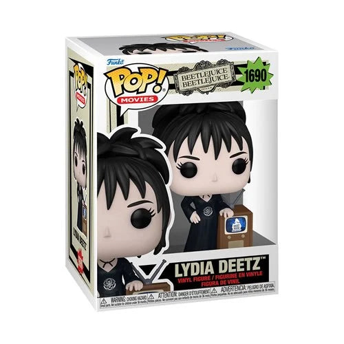 Funko Pop! Beetlejuice 2 - Lydia Deetz with TV 1690 + Free Protector
