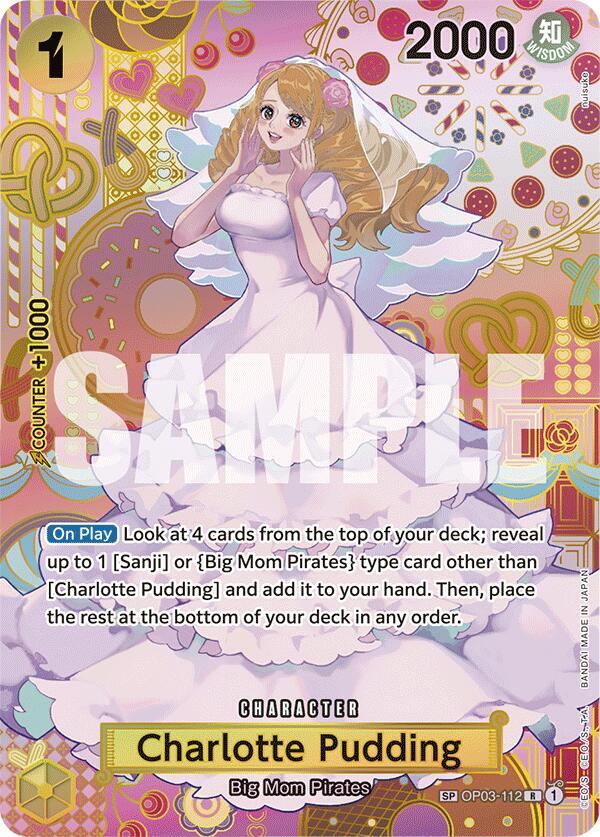 One Piece TCG! Charlotte Pudding (SP) - Two Legends (OP08)