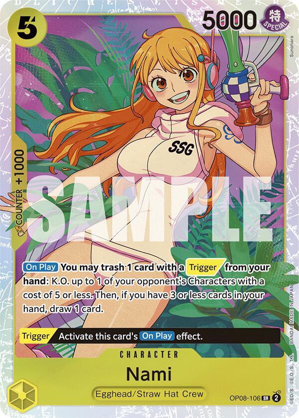 One Piece TCG! Nami - Two Legends (OP08-106)