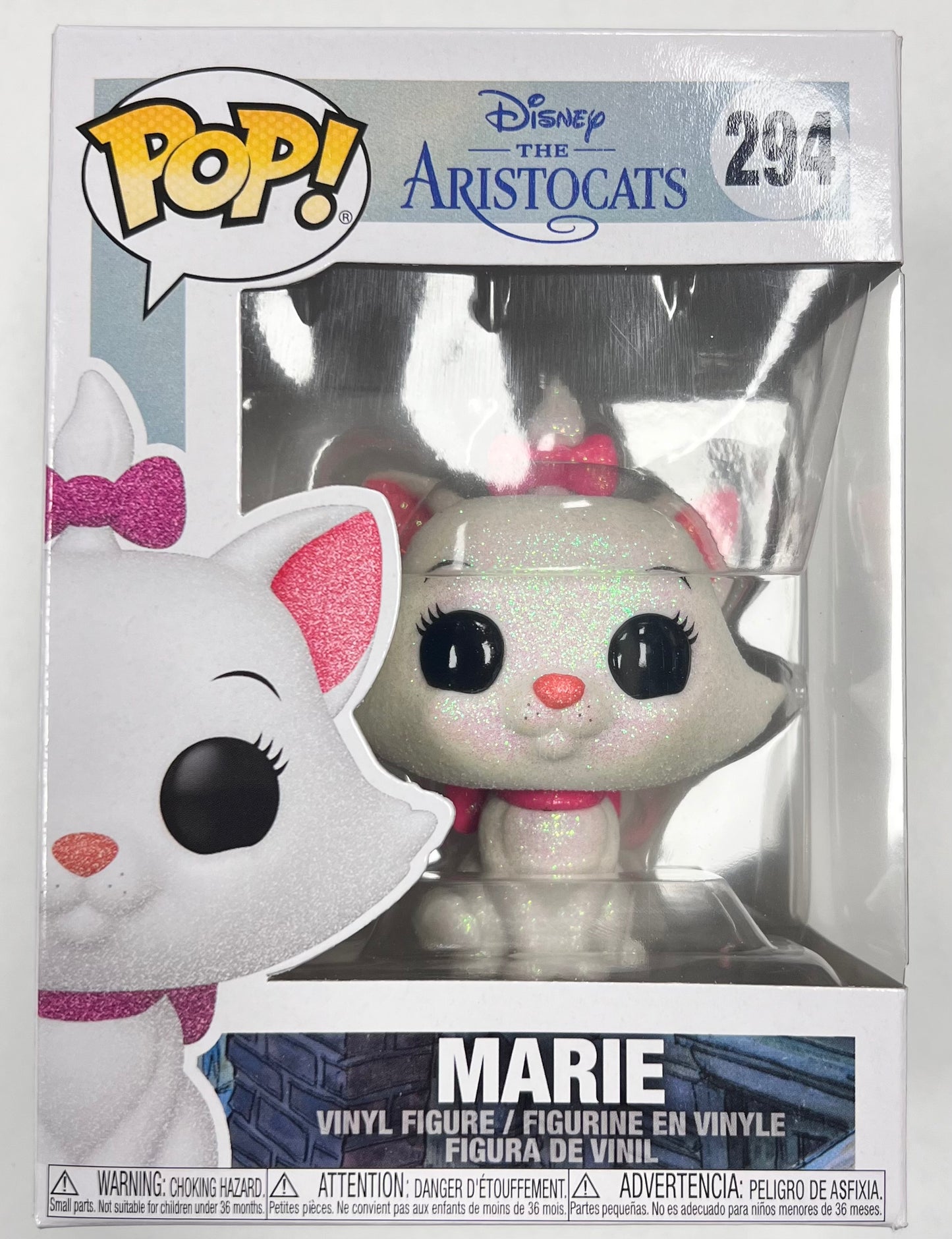 Funko Pop! Disney The Aristocats - Marie 294 (Diamond Glitter) + Free Protector