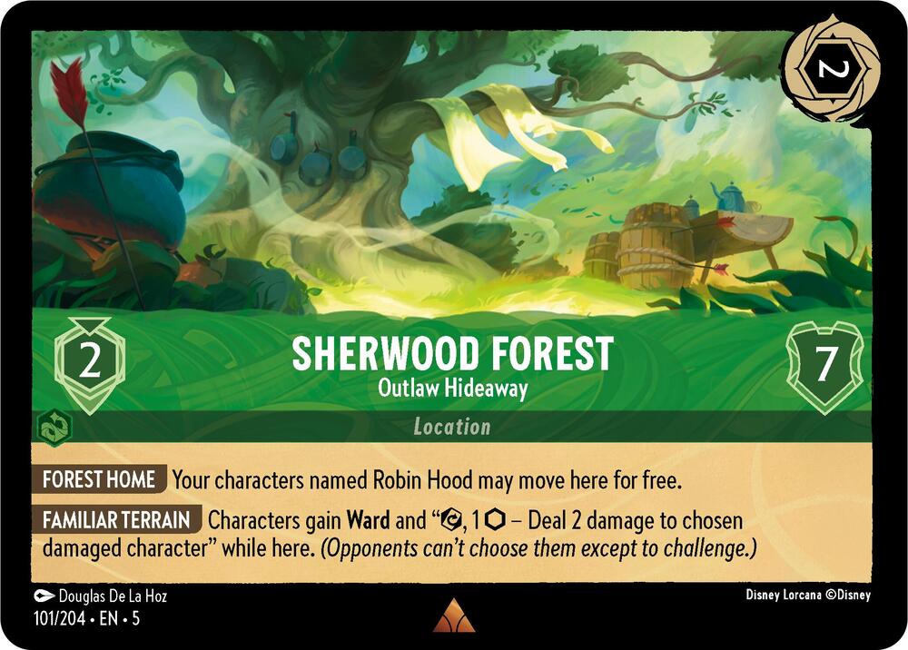 Disney Lorcana - Sherwood Forest - Outlaw Hideaway - Shimmering Skies (5)