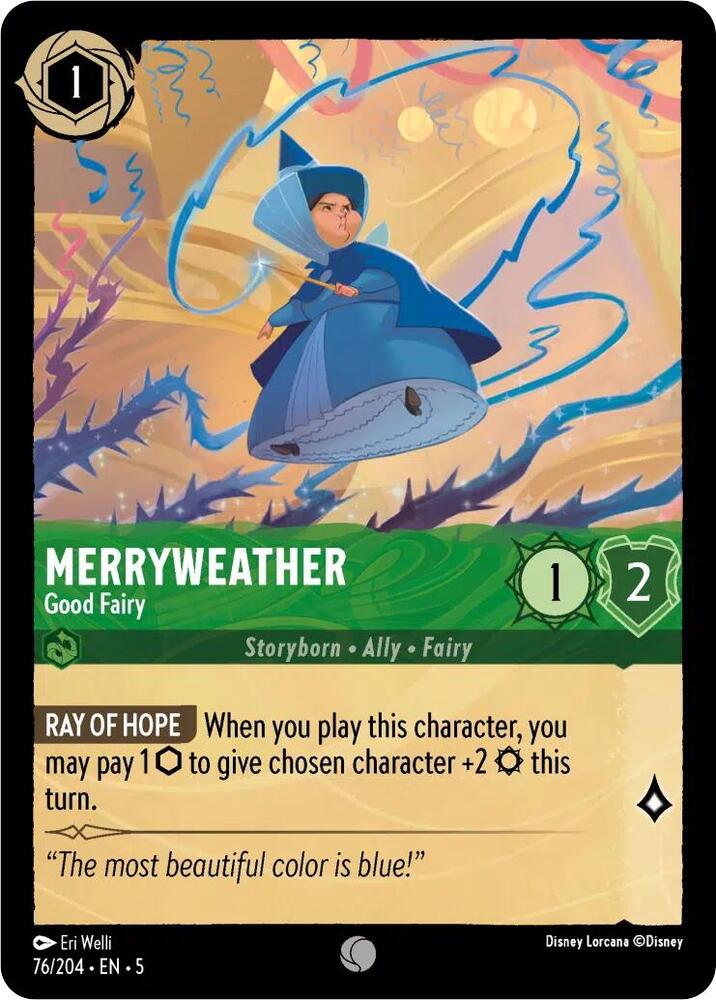 Disney Lorcana - Merryweather - Good Fairy - Shimmering Skies (5)