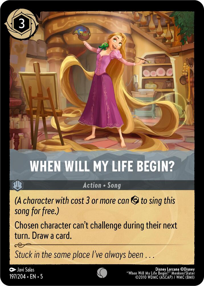 Disney Lorcana - When Will My Life Begin? - Shimmering Skies (5)