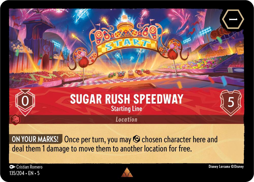 Disney Lorcana - Sugar Rush Speedway - Starting Line - Shimmering Skies (5)