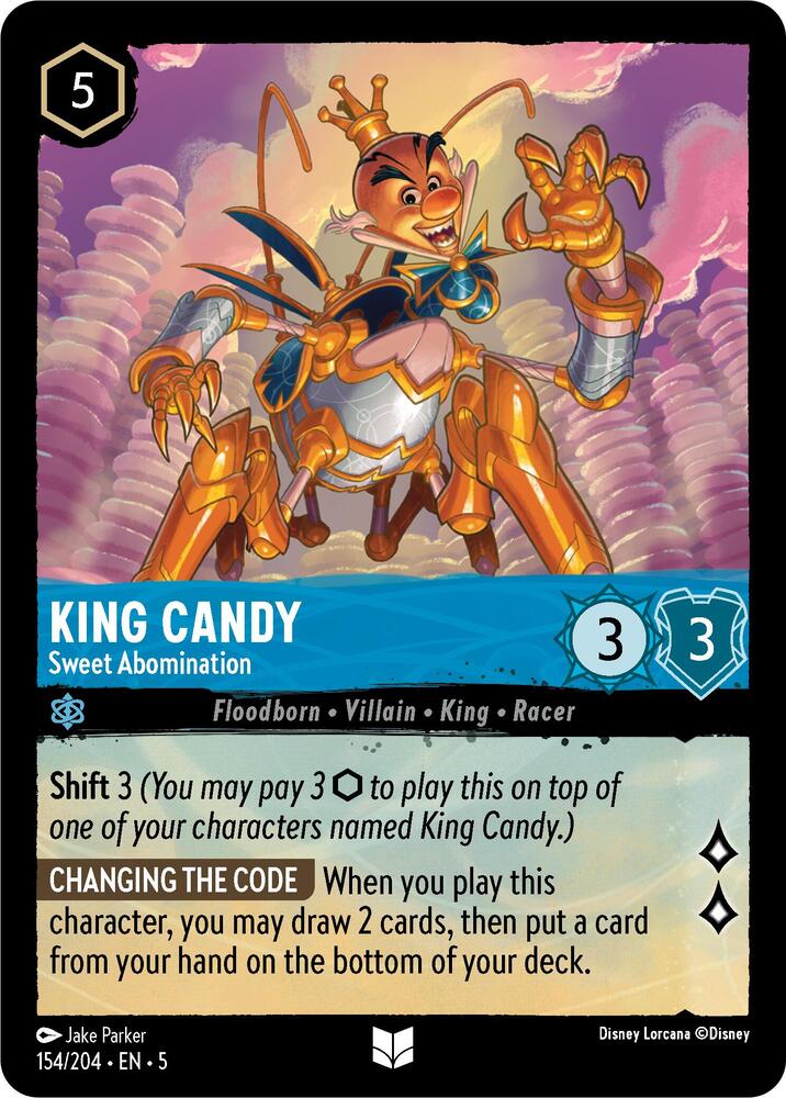 Disney Lorcana - King Candy - Sweet Abomination - Shimmering Skies (5)