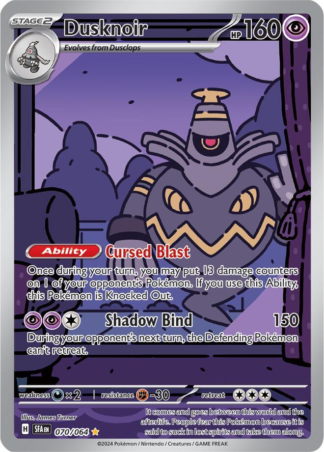 Pokemon TCG! Dusknoir - 070/064 - SV: Shrouded Fable (SFA)
