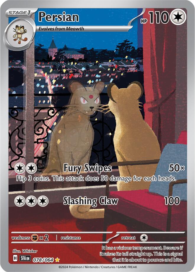 Pokemon TCG! Persian - 078/064 - SV: Shrouded Fable (SFA)