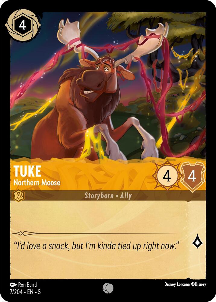 Disney Lorcana - Tuke - Northern Moose - Shimmering Skies (5)