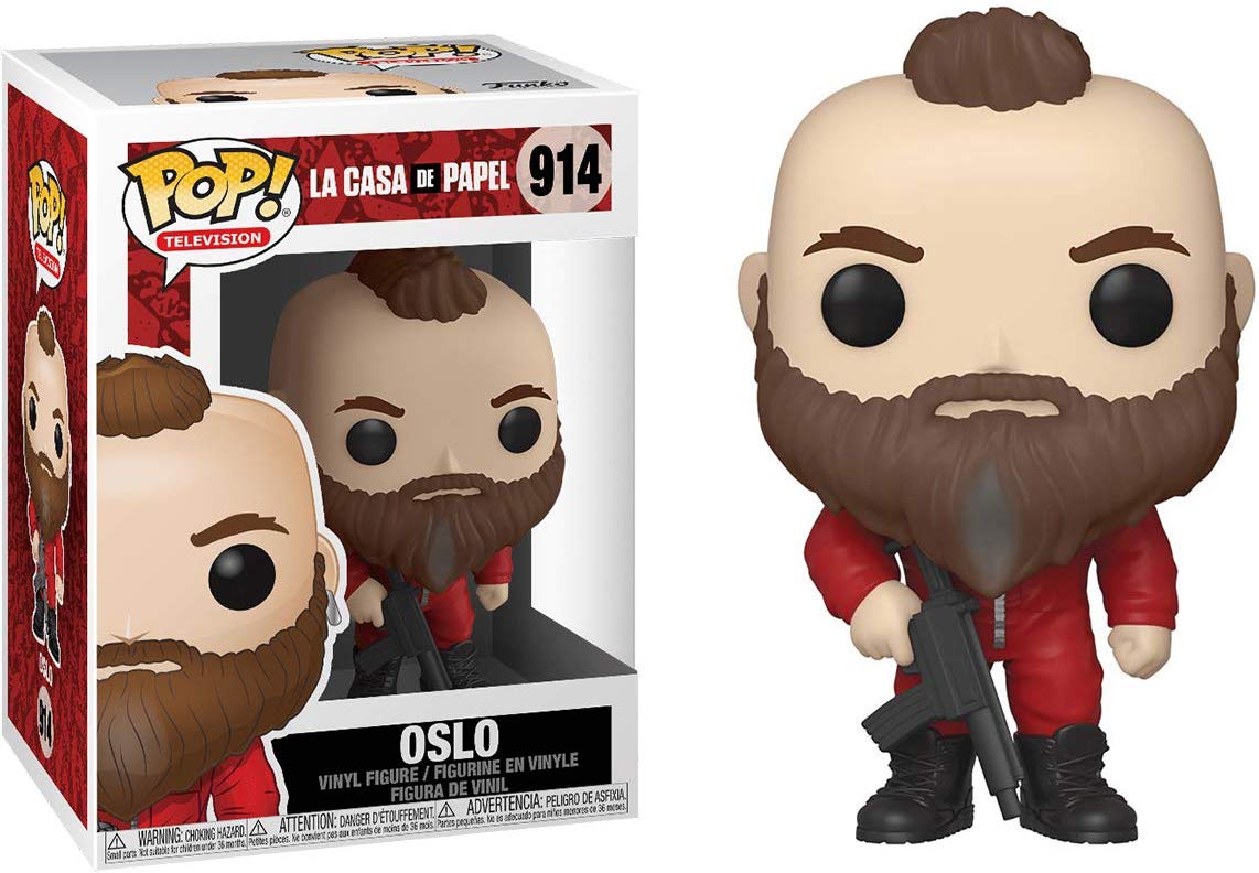 Funko Pop! La Casa De Papel - Oslo 914 (VAULTED) + Free Protector