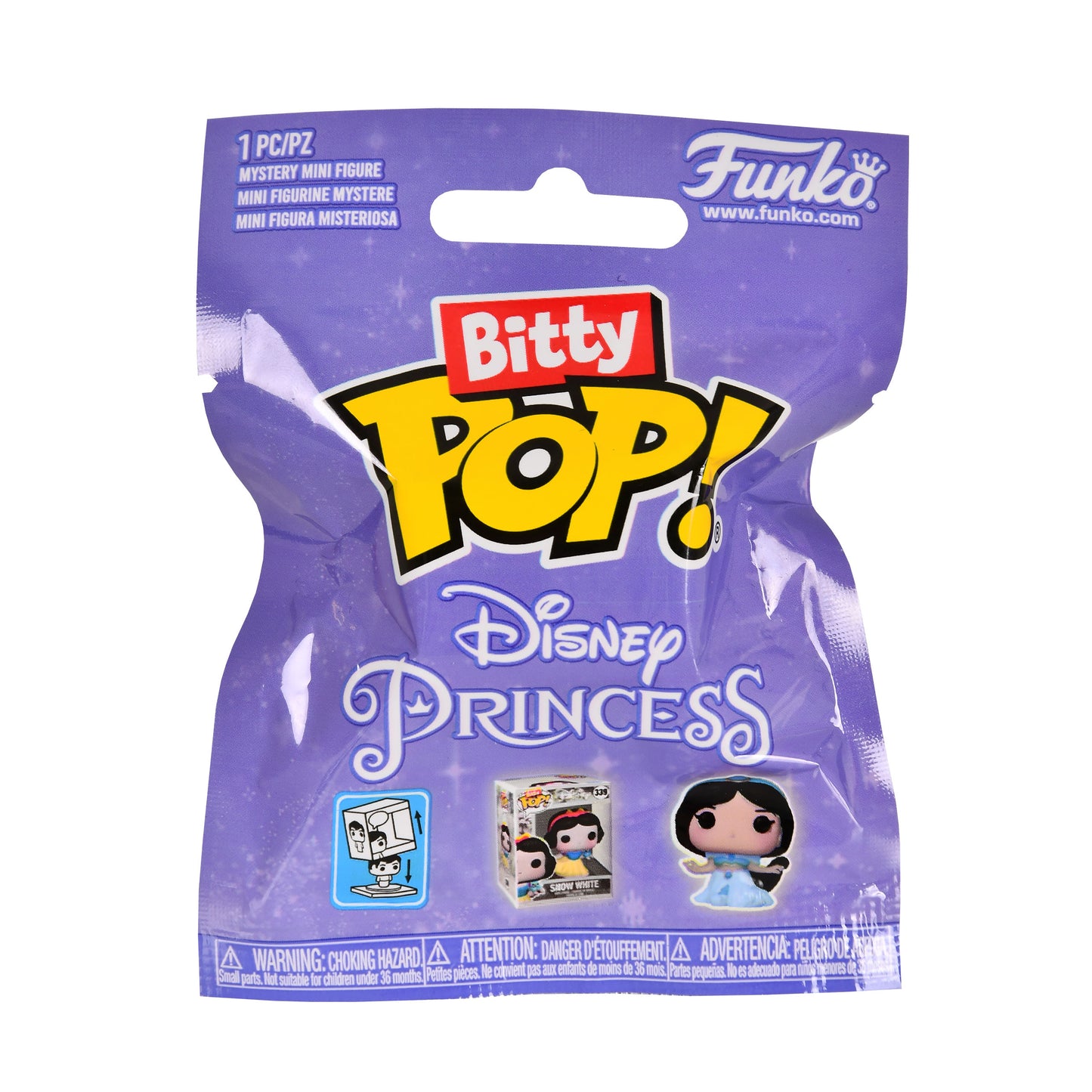Disney Princess Vinyl Figure Funko Bitty Pop Mystery Bags (you are getting one mystery bag)