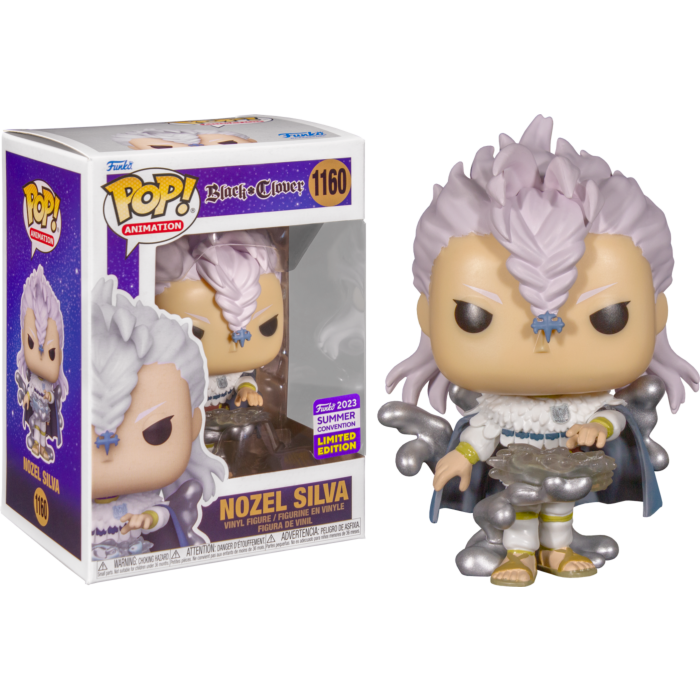 Funko Pop! Black Clover Nozel Silva 1160 2023 Summer Convention Exclusive + Free Protector