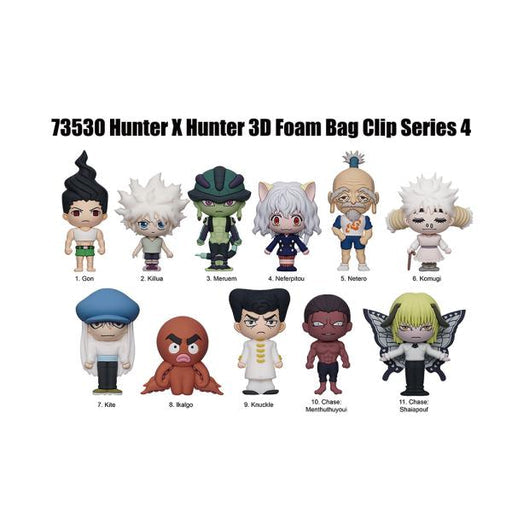 Hunter x Hunter Series 4 Mystery 3D Foam Figural Bag Clip (One Variation Chosen at Random)