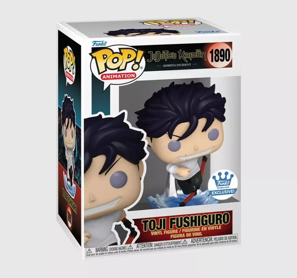 Funko Pop! Jujutsu Kaisen - Toji Fushiguro 1890 Funko Shop Exclusive + Pop Protector