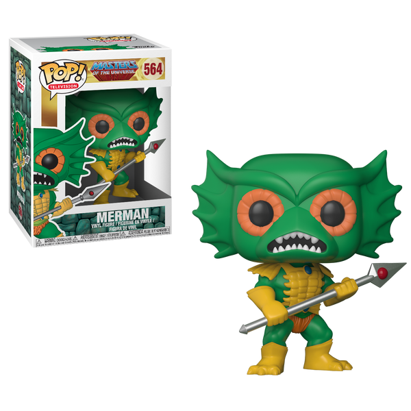 Funko Pop! Masters of the Universe : MerMan 564 (VAULTED) + Pop Protector