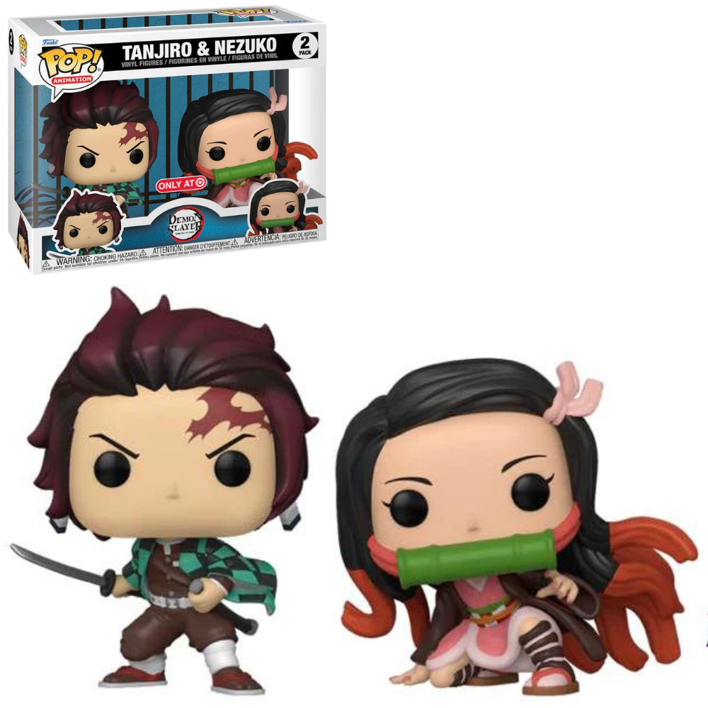 Funko Pop! Demon Slayer Tanjiro & Nezuko Target Exclusive 2 Pack