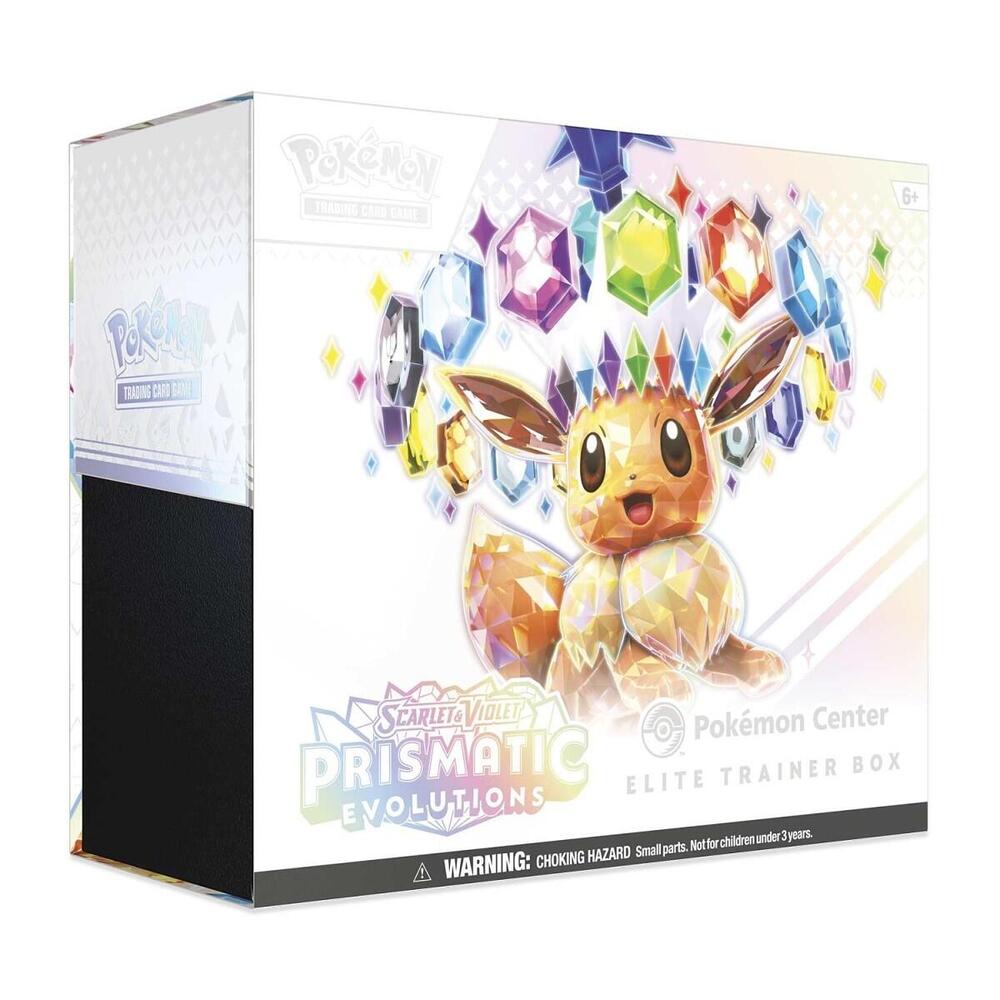 Pokemon TCG! Prismatic Evolutions Pokemon Center Elite Trainer Box (Exclusive) - SV: Prismatic Evolutions (PRE)