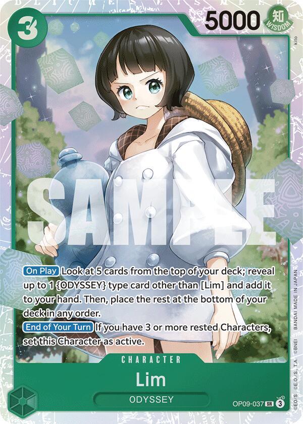 One Piece TCG! Lim (037) - Emperors in the New World (OP09)