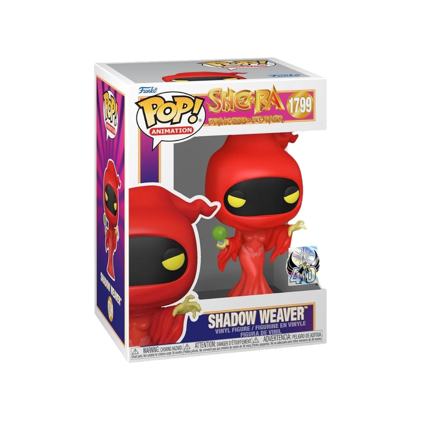 Funko Pop! 40th Anniversary She-Ra Princess of Power : Shadow Weaver 1799 + Pop Protector