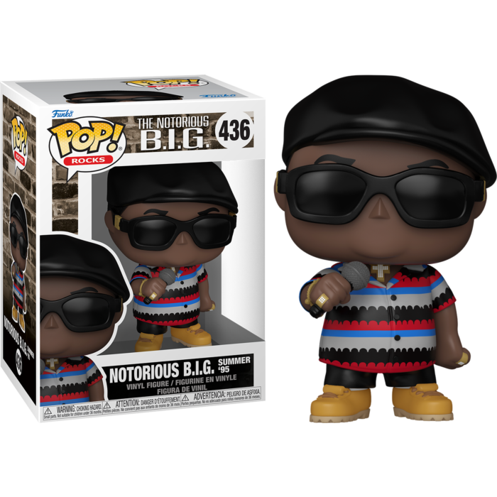 Funko Pop! The Notorious BIG Summer ‘95 436 + Pop Protector
