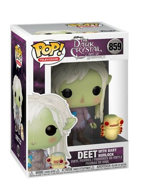 Funko Pop! Jim Henson’s: The Dark Crystal Age of Resistance - Deet with Baby Nurlock 859 + Free Protector (VAULTED)