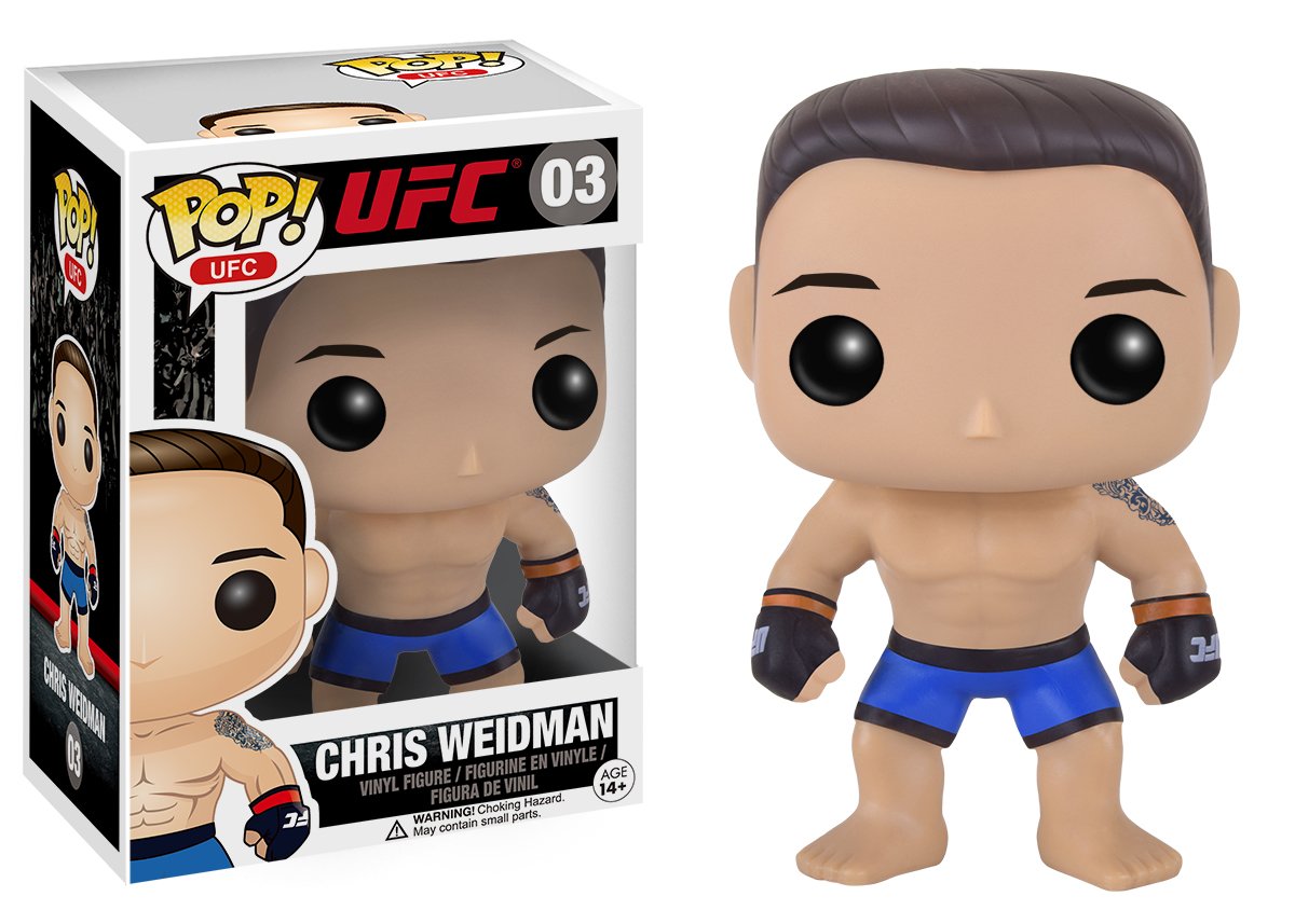 Funko Pop! UFC Chris Weidman 03 (VAULTED) + Pop Protector