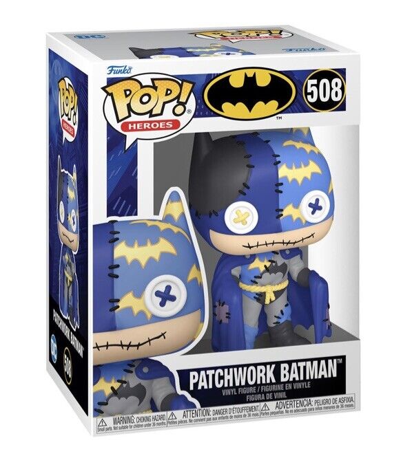 Funko Pop! DC Patchwork Batman 508 + Pop Protector