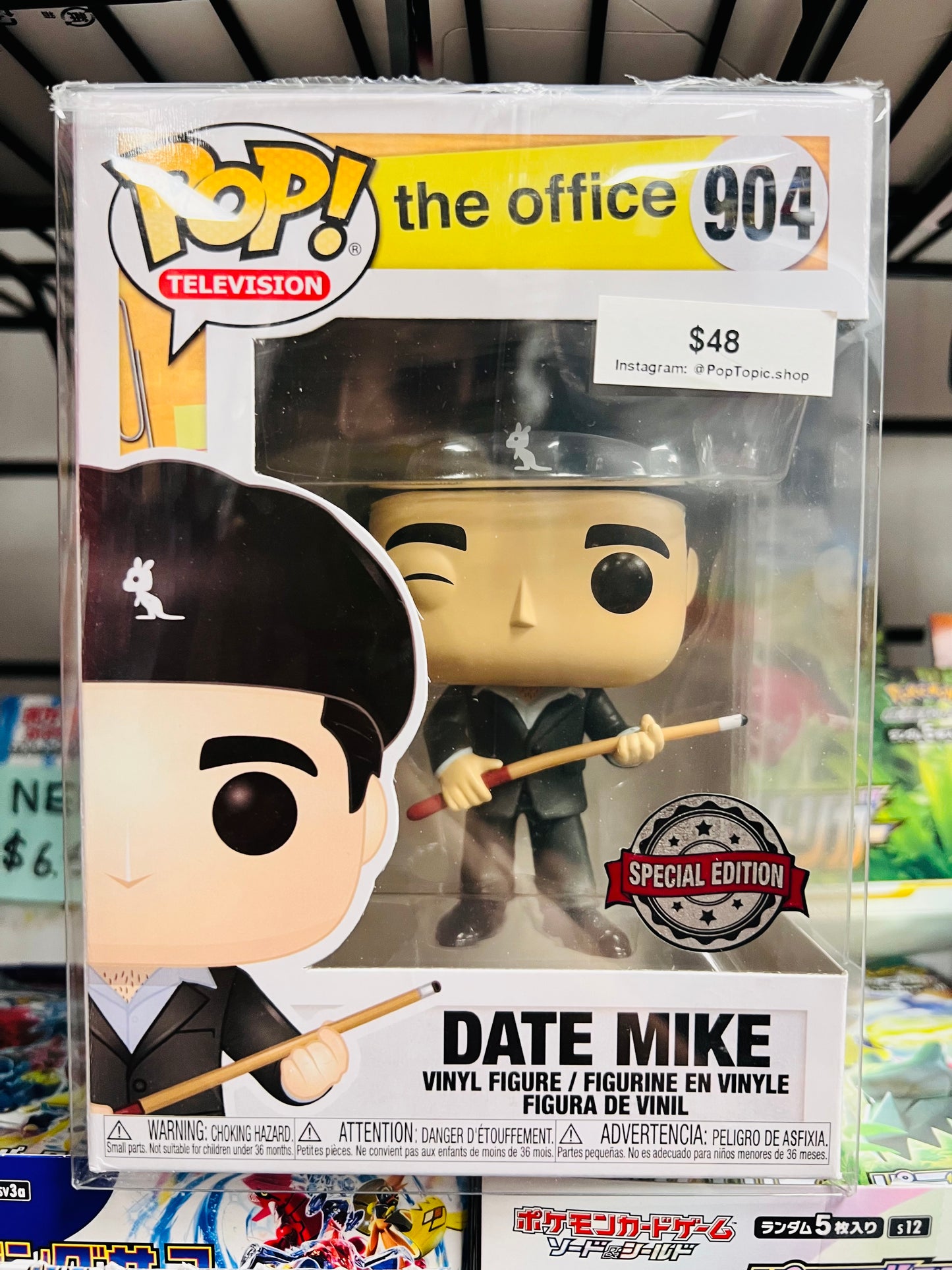 Funko Pop! The Office Date Mike 904 Special Edition + Free Protector (VAULTED)